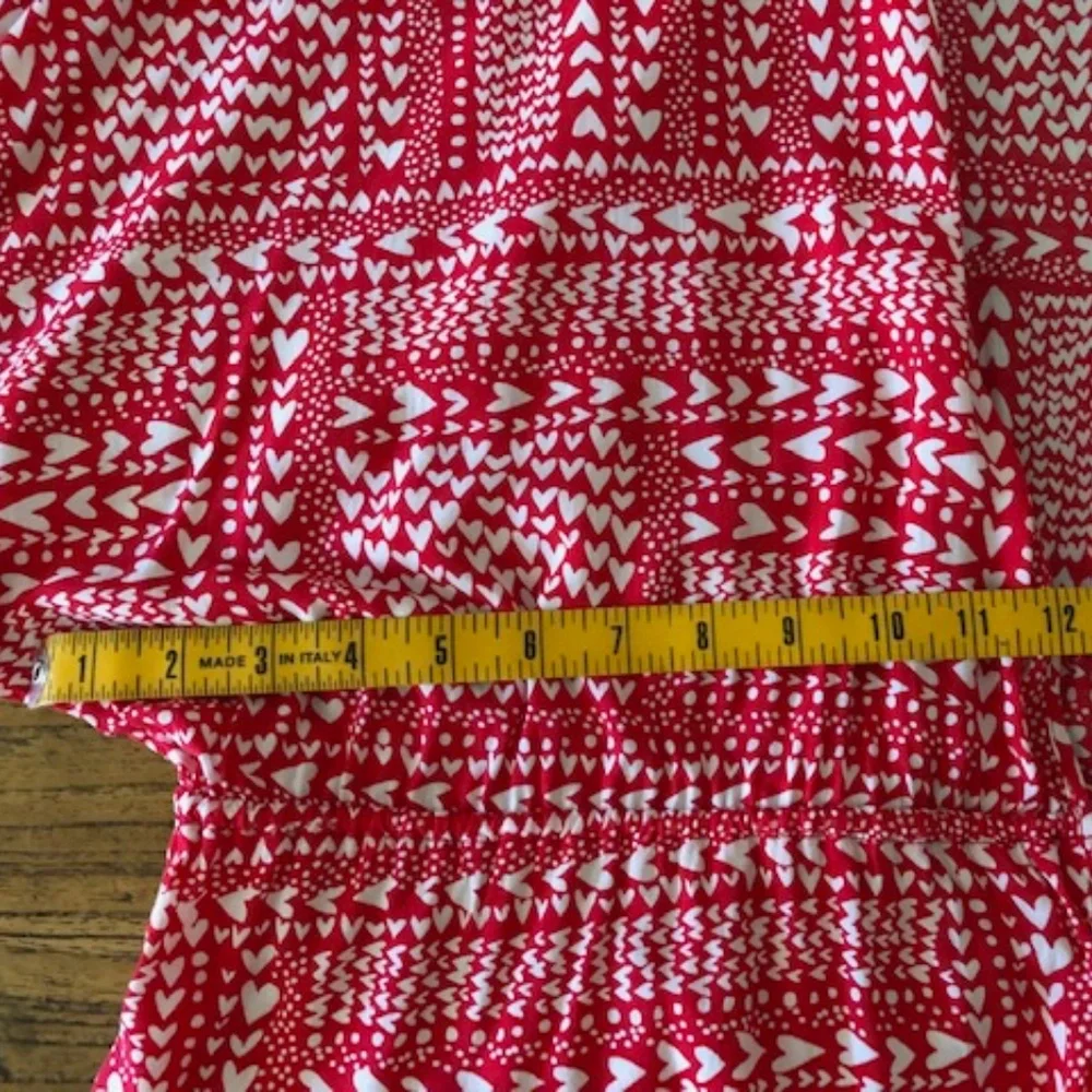 Victoria's Secret “Hearts for My Sweet Heart” Red & White Short Kimono Robe O/S - Picture 7 of 16